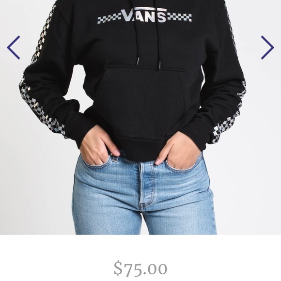VANS Women’s Shine It Cropped Hoodie - Picture 3 of 3